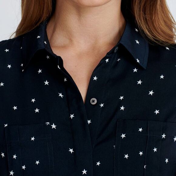 UNTUCKit Starlia Button Down Star Print Shirt - Picture 2 of 5